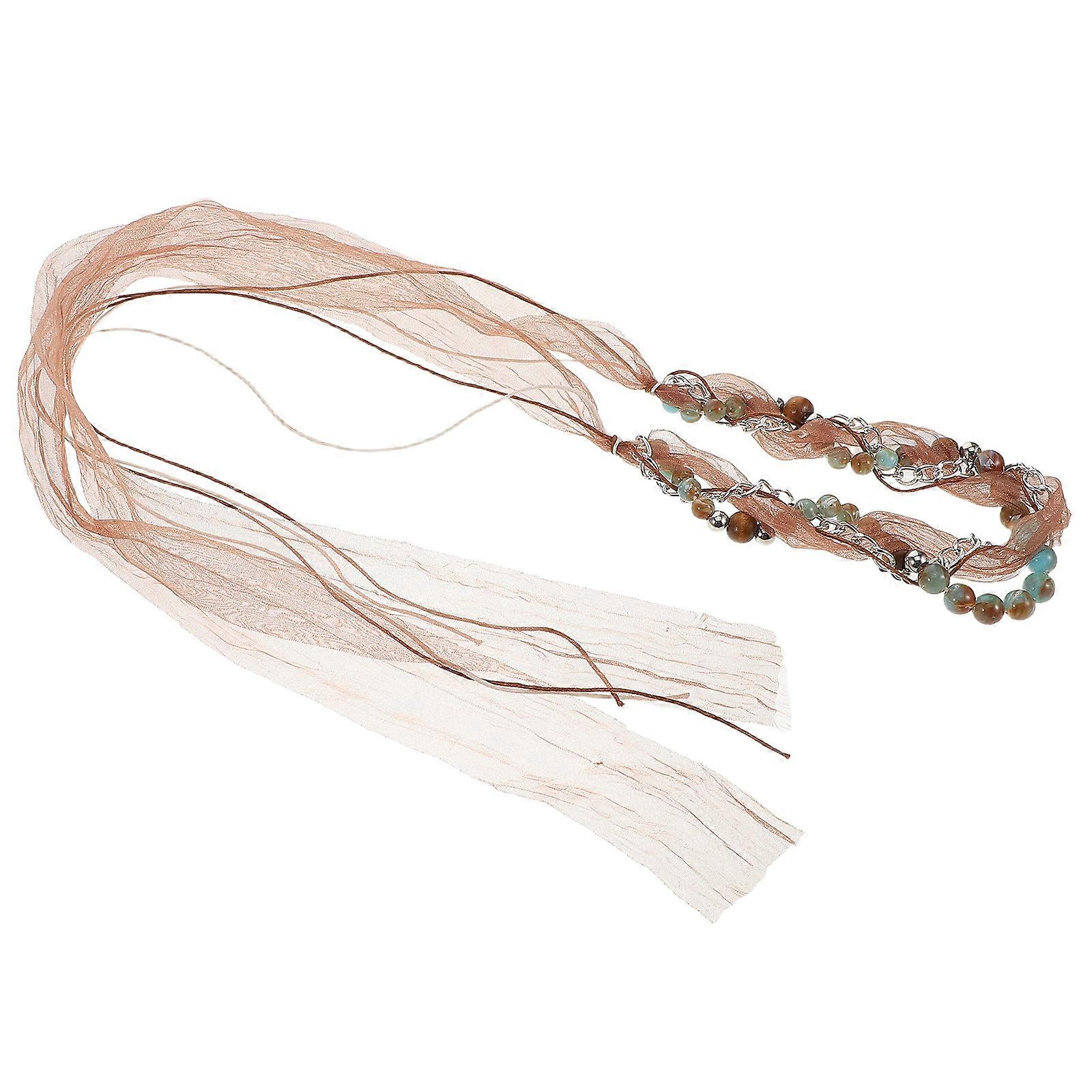 Here's a polished and engaging product description for your **Boho Style Vintage Waist Chain and Lightweight Mesh Headband**:
🌿 **Boho Style