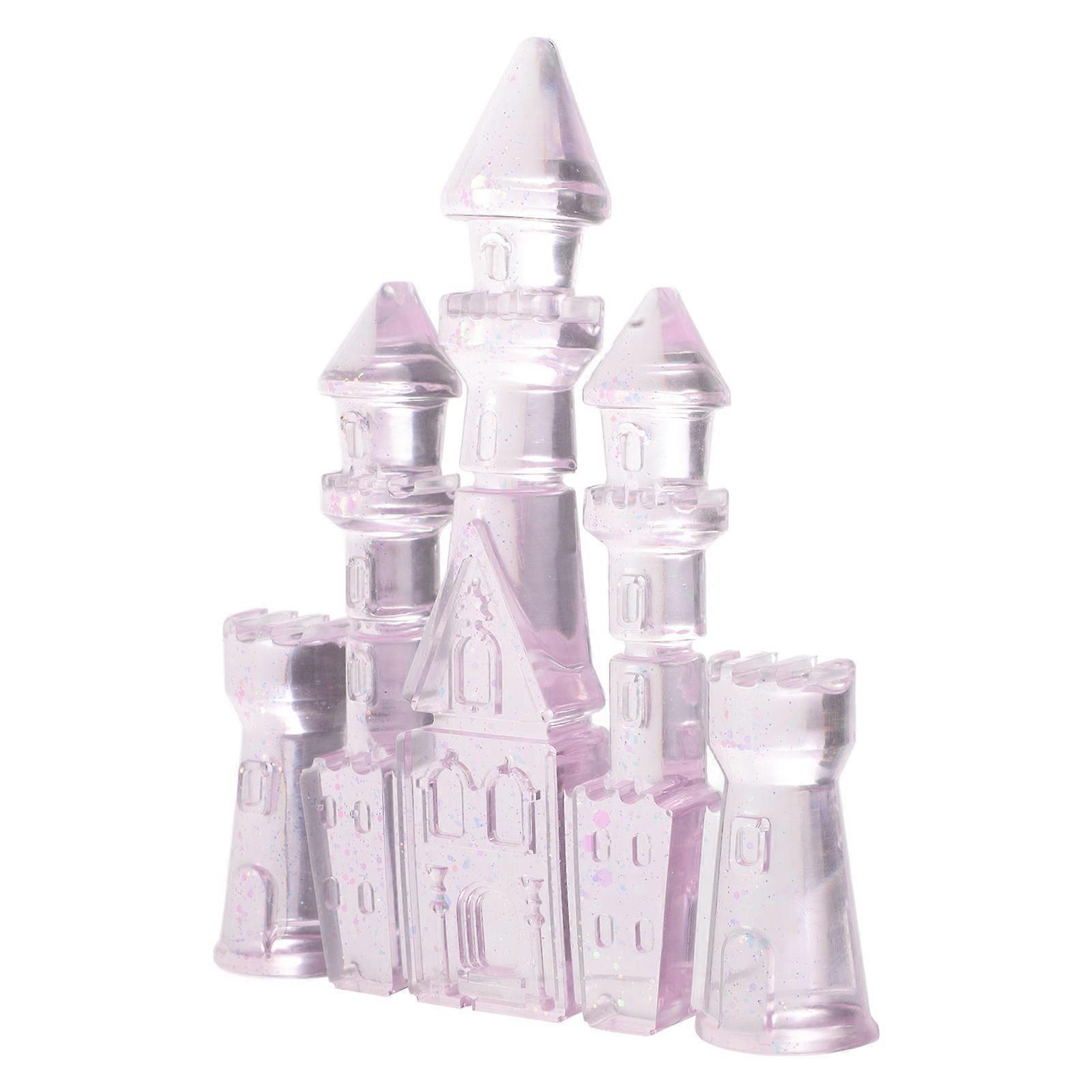 Educational Princess Castle DIY Model Kit – Colorful Acrylic Building Set to Boost Creativity & Imagination for Bedroom Decoration and Hands On Play