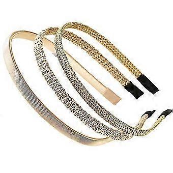 Elegantes diademas finas antideslizantes para mujeres y niñas - Accesorio de moda versátil