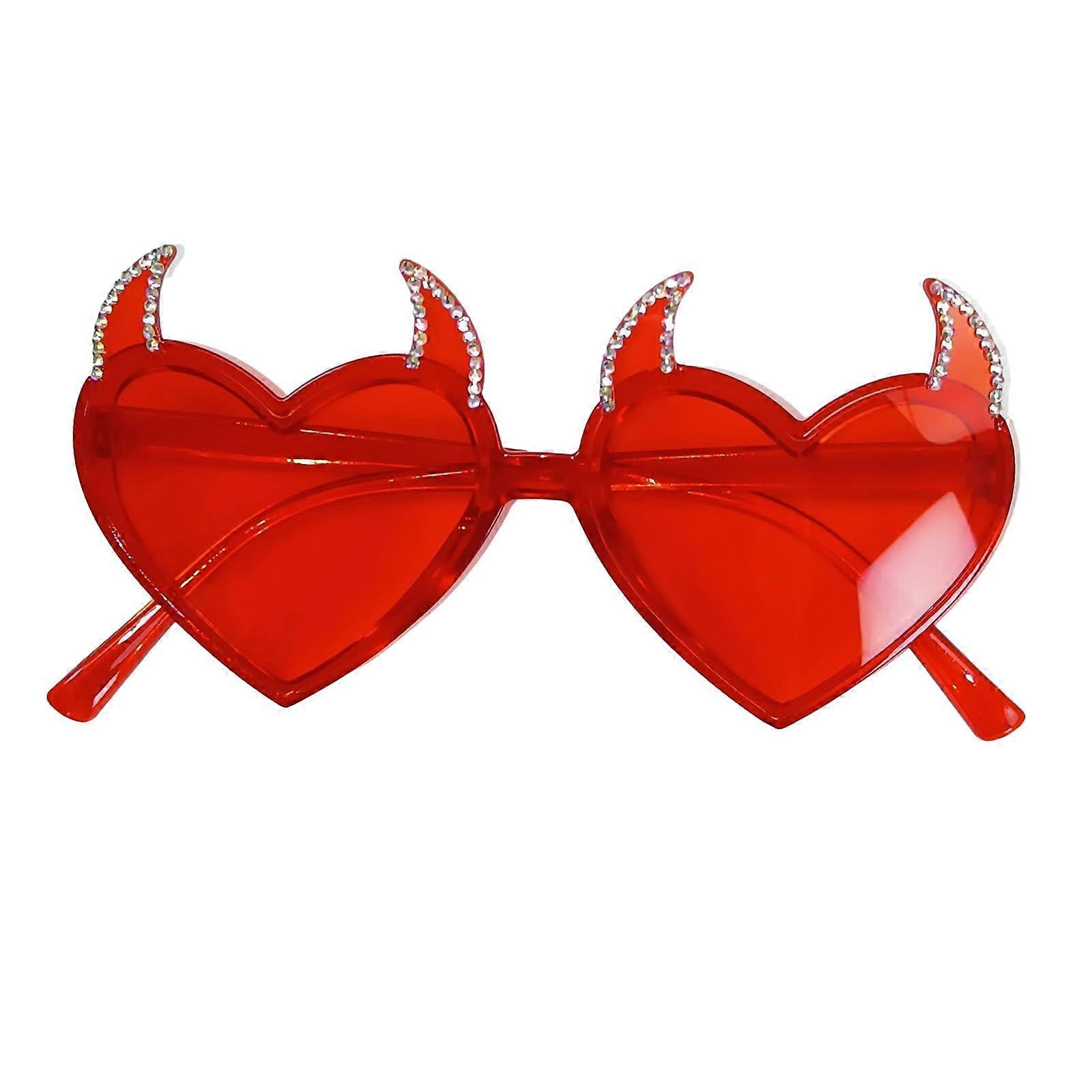 Heart Sunglasses Plastic Frame
