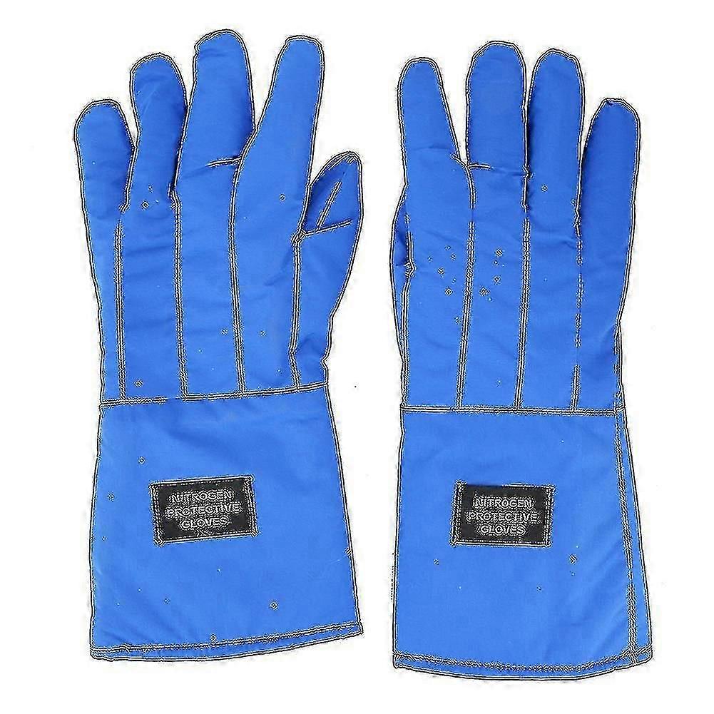 38cm Long Cryogenic Gloves Waterproof Low Temperature Resistant Liquid Nitrogen Protection