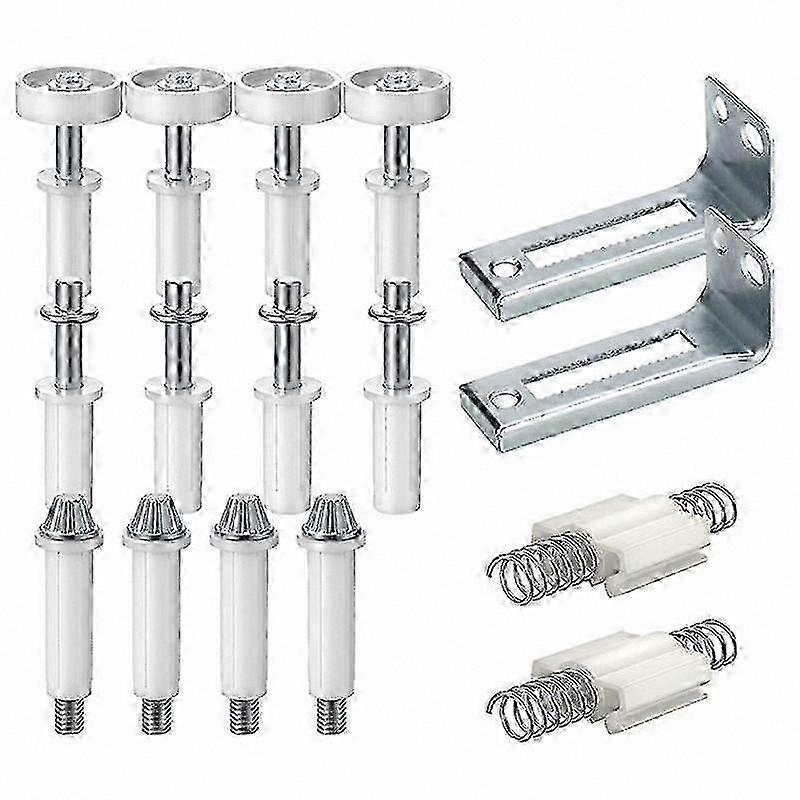 16-Piece Bi-Fold Door Hardware Kit for Closet Repairs and Installation Tools