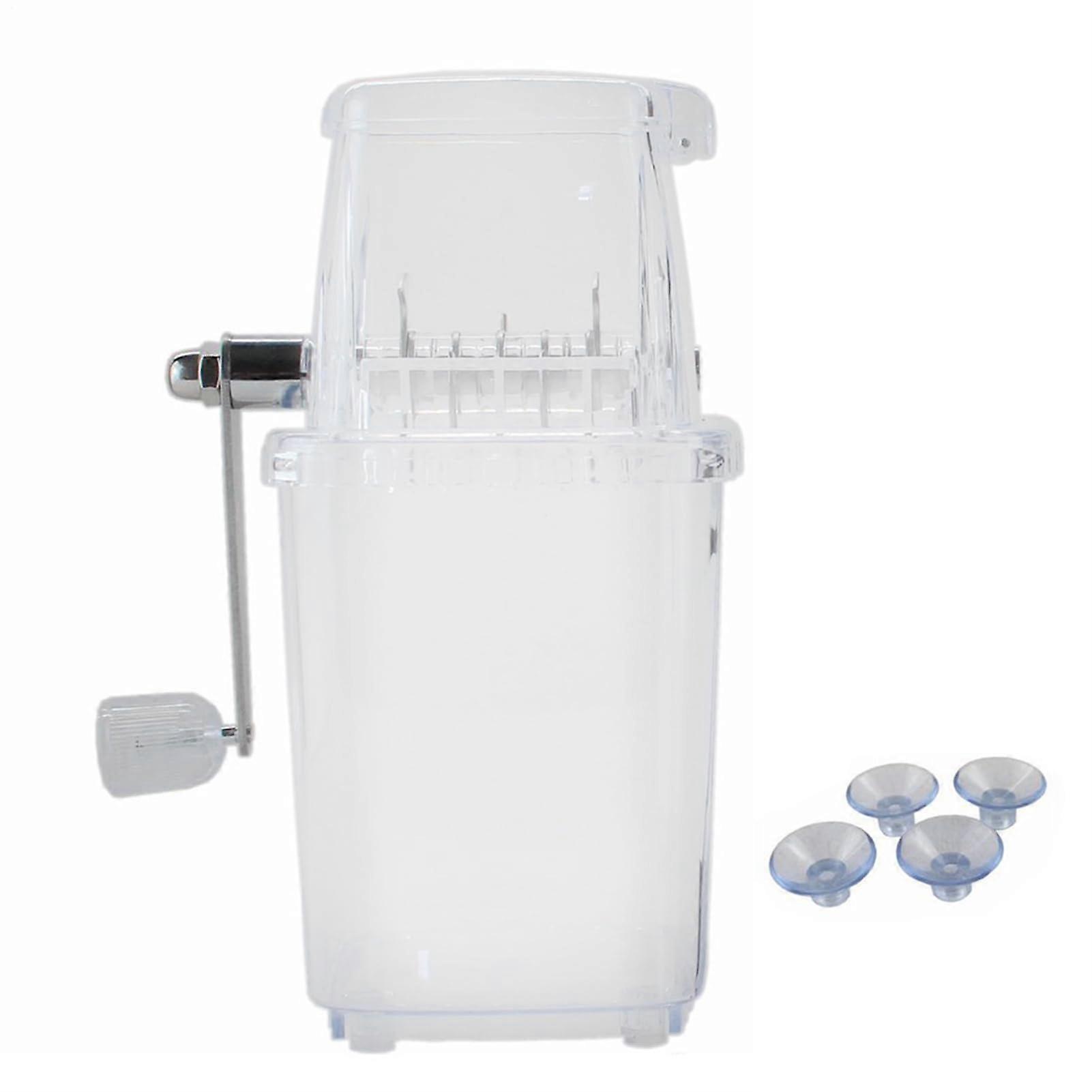 Ice Shaver Machine Portable Hand Crusher, Small Hand Crank Cutter Lightweight Portable Snow Cone Maker