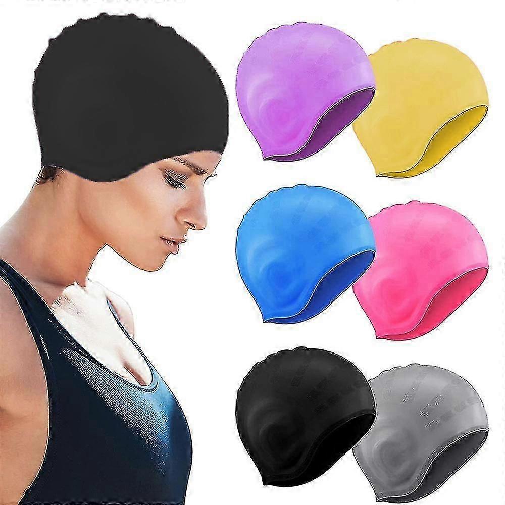 Gorros de natación Protección auditiva 3D - Gorro de natación para mujer Hombre-Bueno