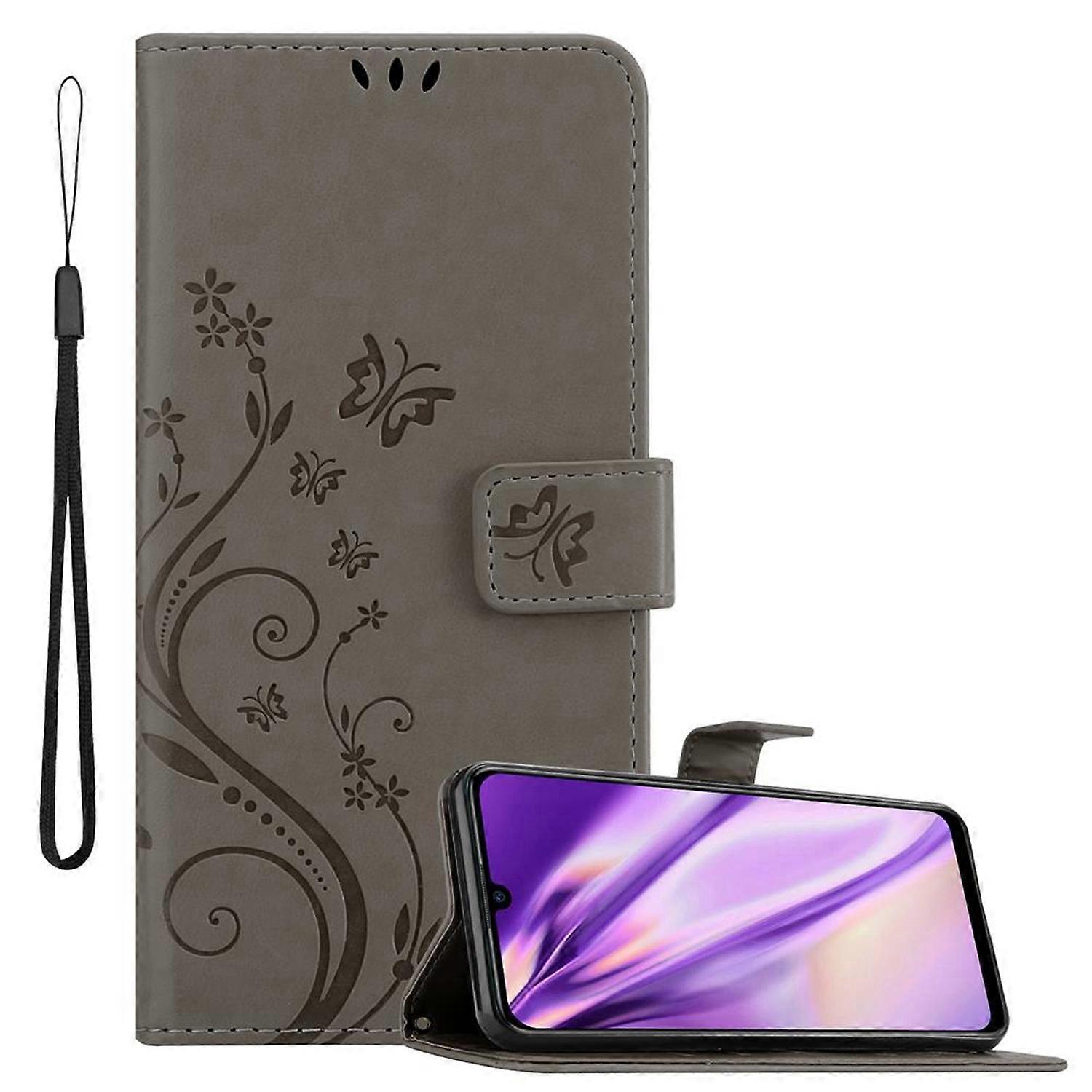 Honor 10 LITE / Huawei P SMART 2019 Protective Case - with Floral Print and Card Slot