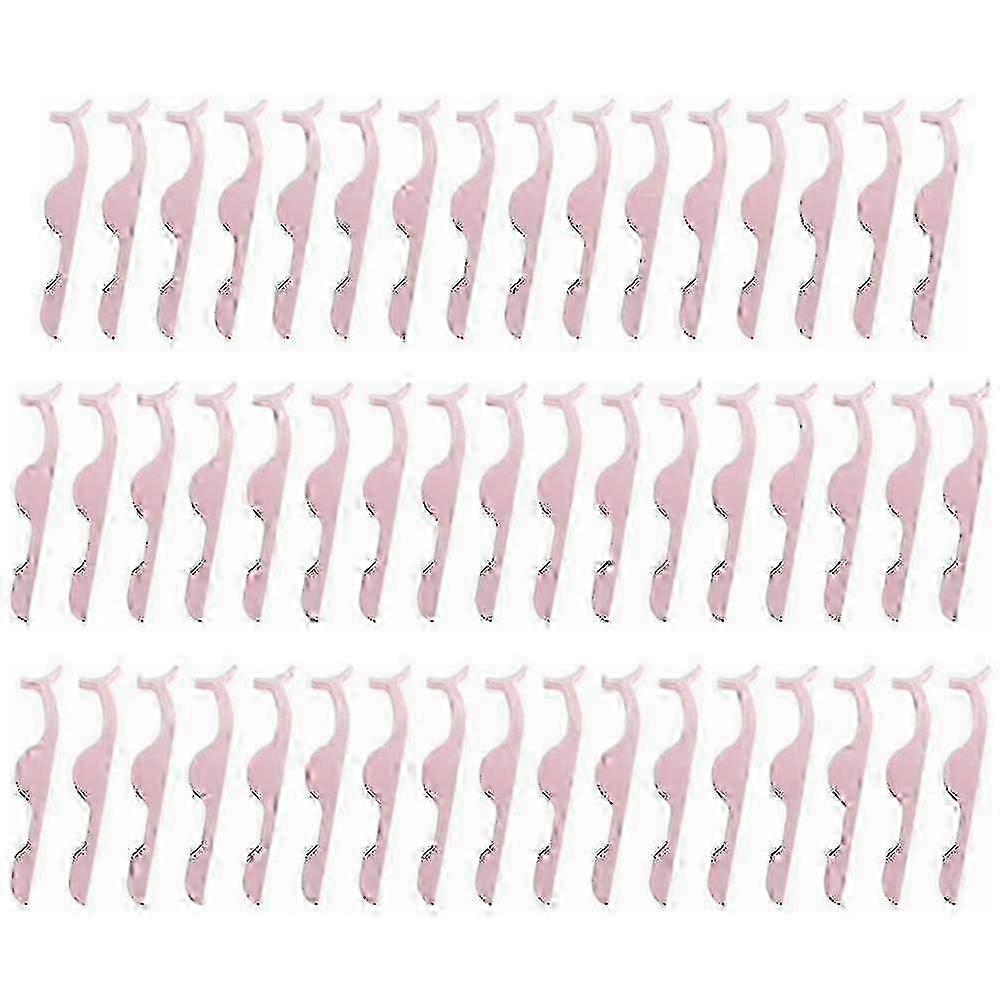 5-50pcs Ψεύτικο τσιμπιδάκι βλεφαρίδων &; εργαλείο μακιγιάζ κλιπ σε ανοιχτό ροζ για εύκολη εφαρμογή