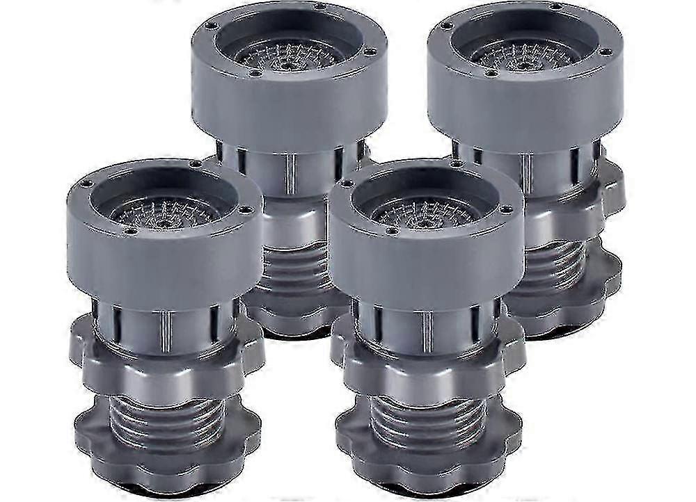 4 Pcs Adjustable Height Washing Machine Support, Anti-Vibration Pads, Noise Cancelling Non-Slip Feet for Washer Dryer