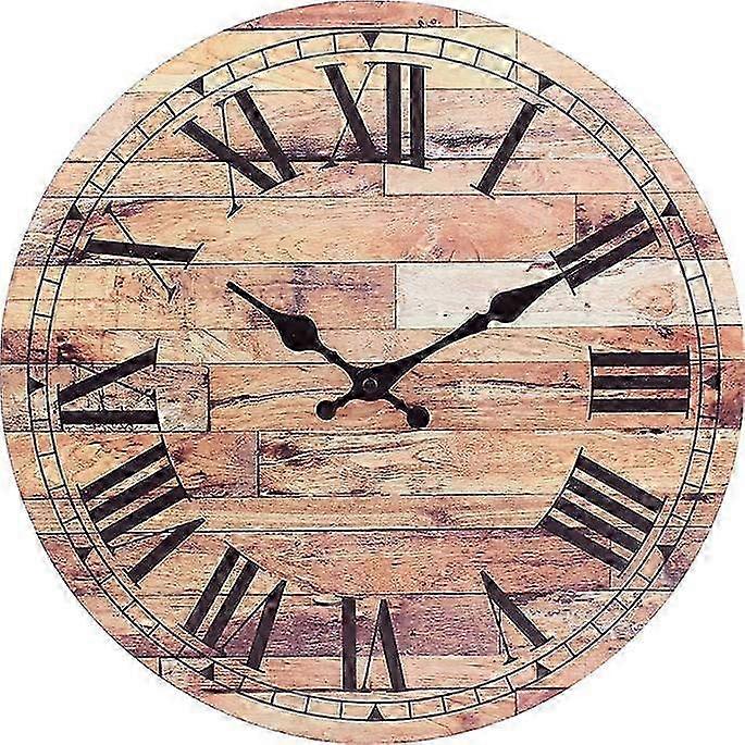 Arabic Numeral Design Rustic Country Tuscan Style Wooden Decorative...