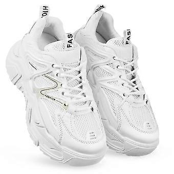 Women Chunky Sneakers Sneakers Everyday Artificial Pu Pressure Reduction 1 Pair