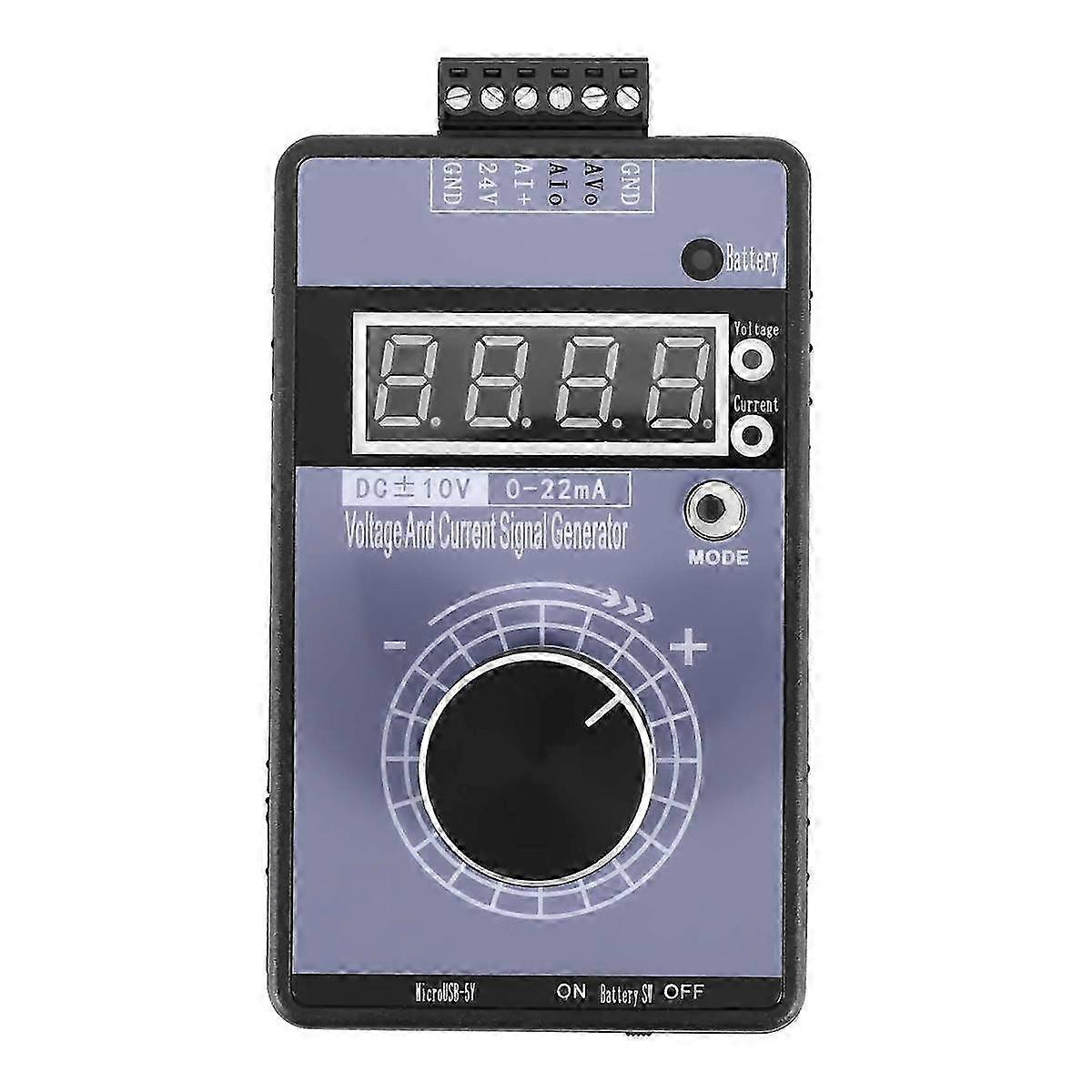 Precision 4-20MA Current Voltage Signal Generator, Analog Simulator for PLC and Panel Debugging, Frequency Converter