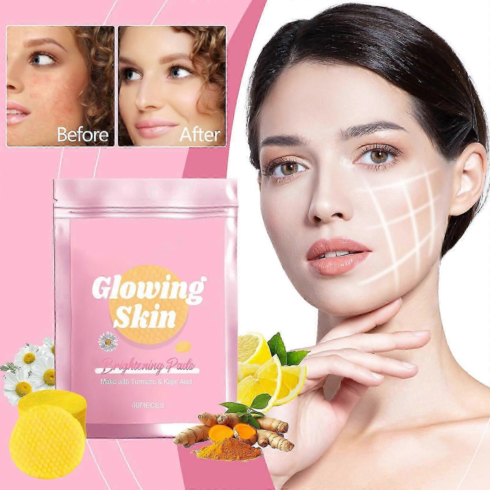Improve Dullness And Lighten Melanin. Turmeric Sponge Cleansing Tablets 40PC FLYE3877