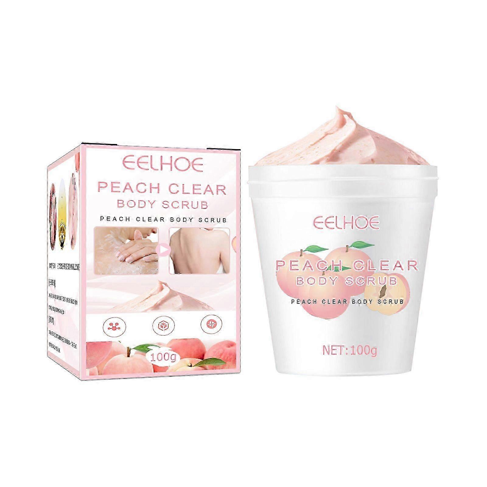 Peach Scrub - Hydrating Exfoliating Clay for Softening Chicken Skin - 100g