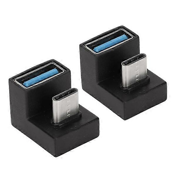 2 pcs USB C U-shaped Adapter 5 Gbps High Speed ??180 Degree Angled USB Female to USB C Male Adapter