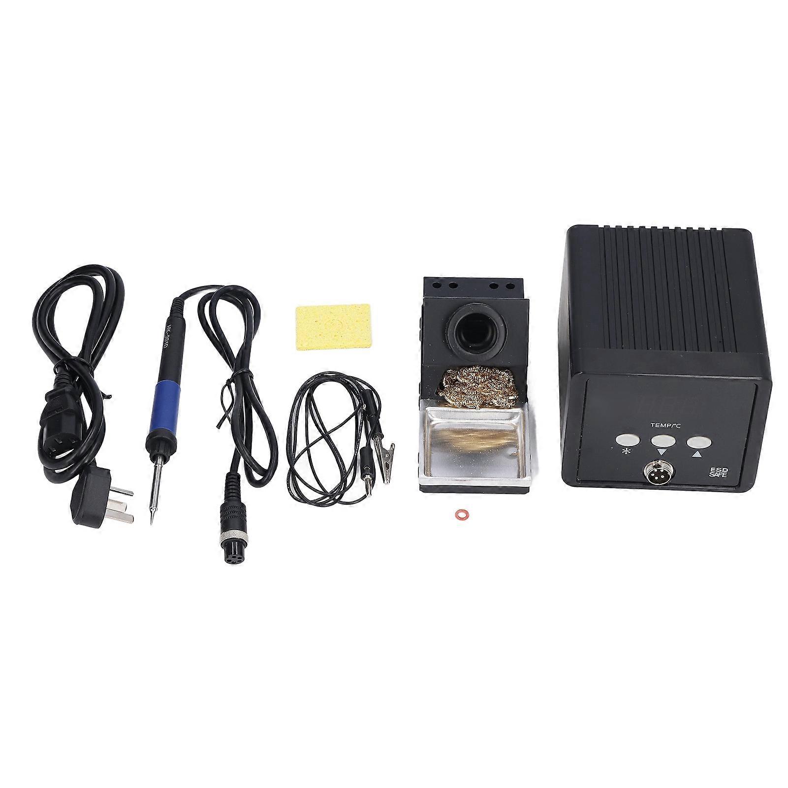 Solder Station LED Digital Display Hot Air Rework Station Soldering Iron 90W 150℃~480℃ HK901D
