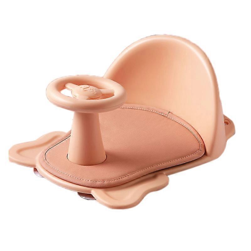Baby Bath Seat Round Corners Triangular Structure Stable Bottom Bath Stools for Shower