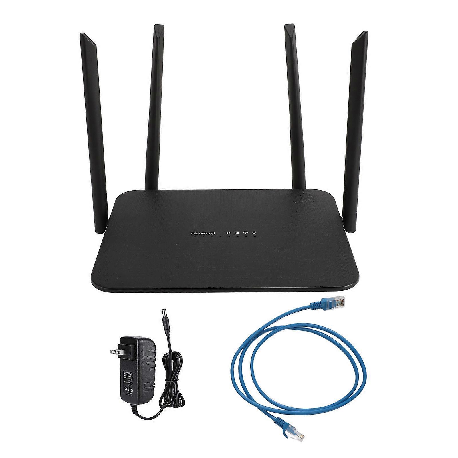 4G LTE Mobile WiFi Router 300Mbps Unlocked Portable Hotspot with SIM Slot and Antennas