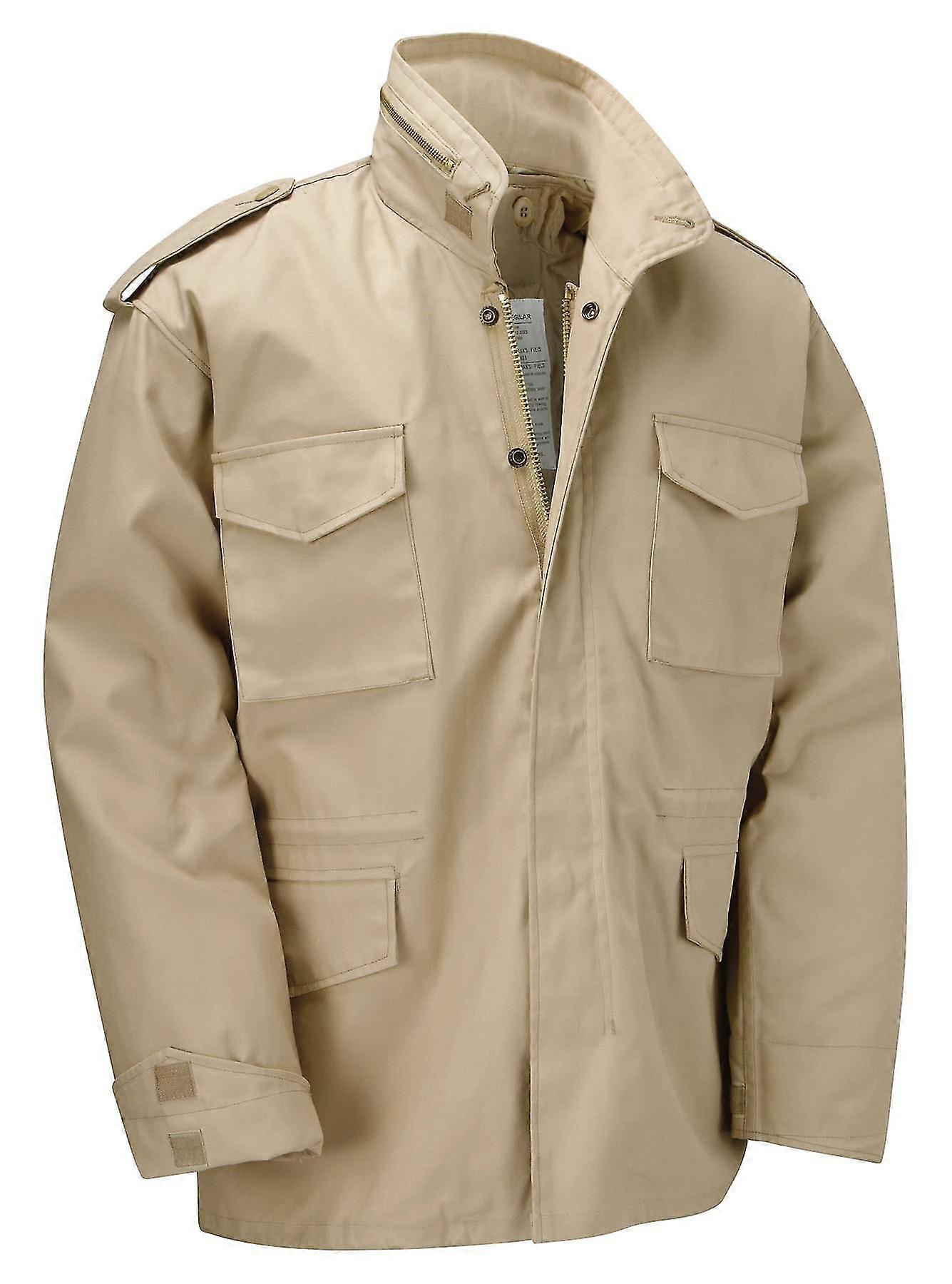Vintage M65 Jacke Us Army Combat + gestepptes Linerzz29
