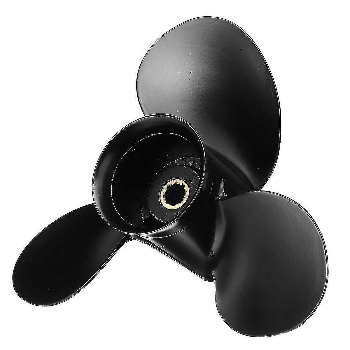 Aluminum Boat Outboard Propeller 9x10 1/2 8 Spline Tooth 3 Blade Propeller For Mercury 6-15hp 48-82