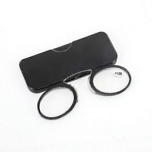 Reading glasses with nose clip legless design 1.0 to 3.5