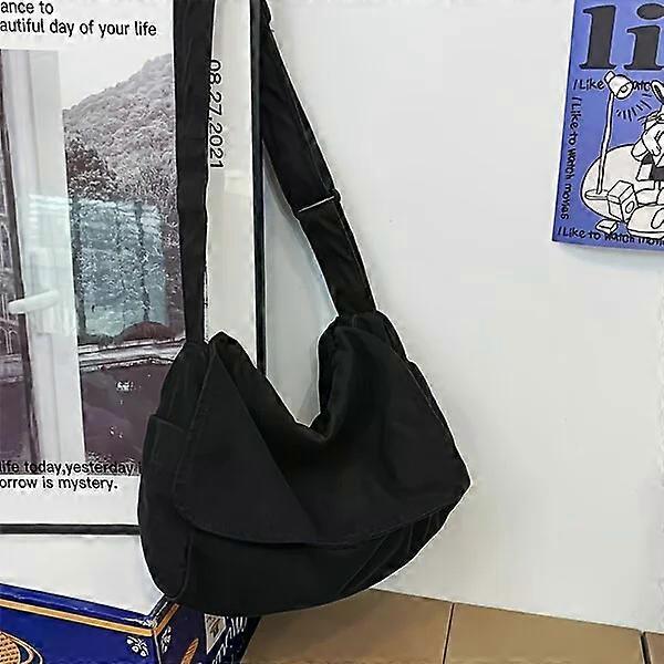 حقيبة كتف قماشية للرجال ، سعة كبيرة ، مناسبة للرياضات اليومية والترفيه