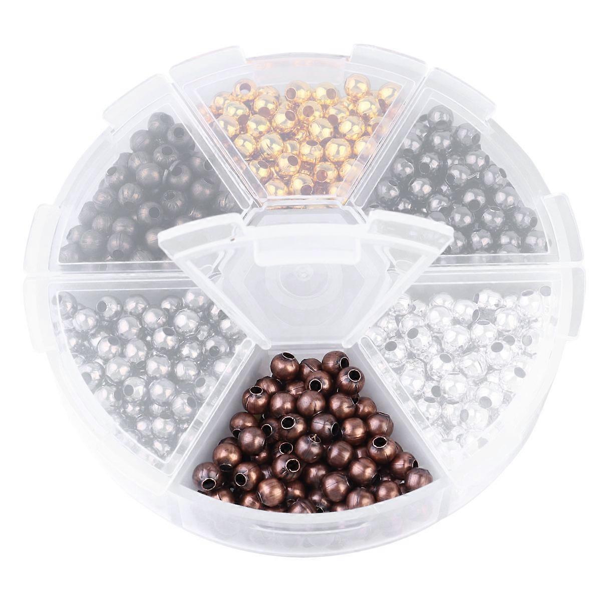 Mixed Color Round Craft Beads Box – Durable, Non Fading DIY Jewelry Making Beads for Handmade Bracelets, Necklaces, and Keychains – Creative Mini
