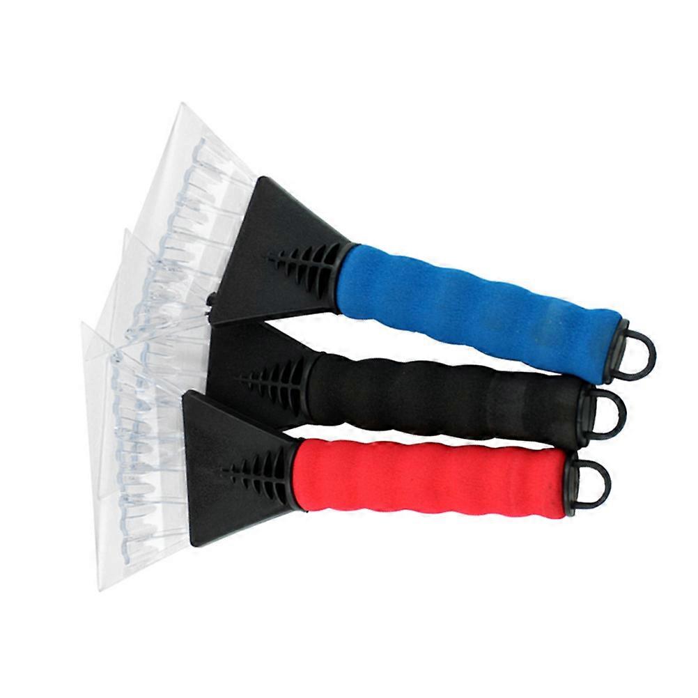 3 Pcs Long Handle Car Defrosting Wiper For Outdoor Car Use Various Colors Efficient Snow Removal
