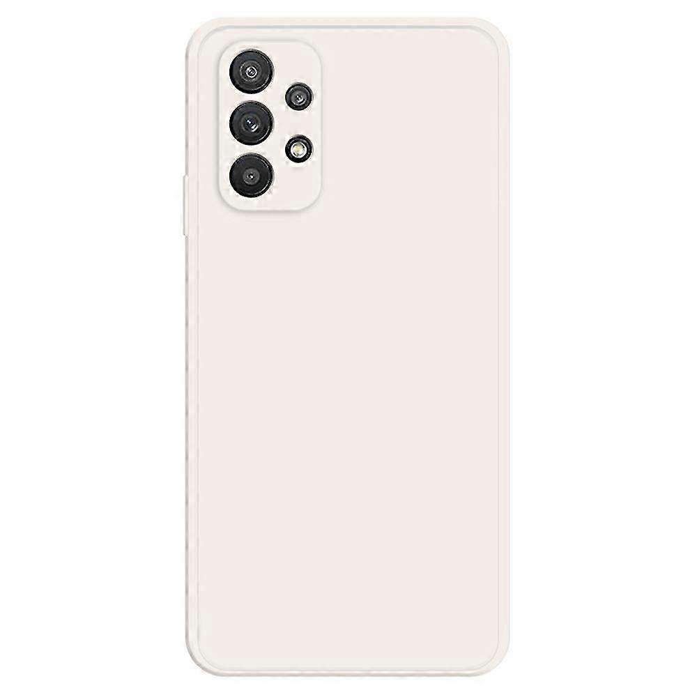 For Samsung Galaxy A32 5G M32 5G Straight Edge Rubberized Flexible TPU Case Microfiber Lining Anti-S
