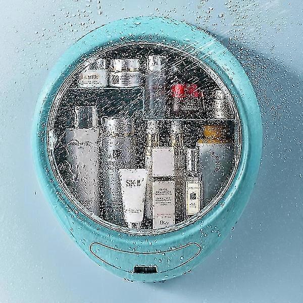 Bathroom Wall Mounted Makeup Organizer Punch-Free Storage