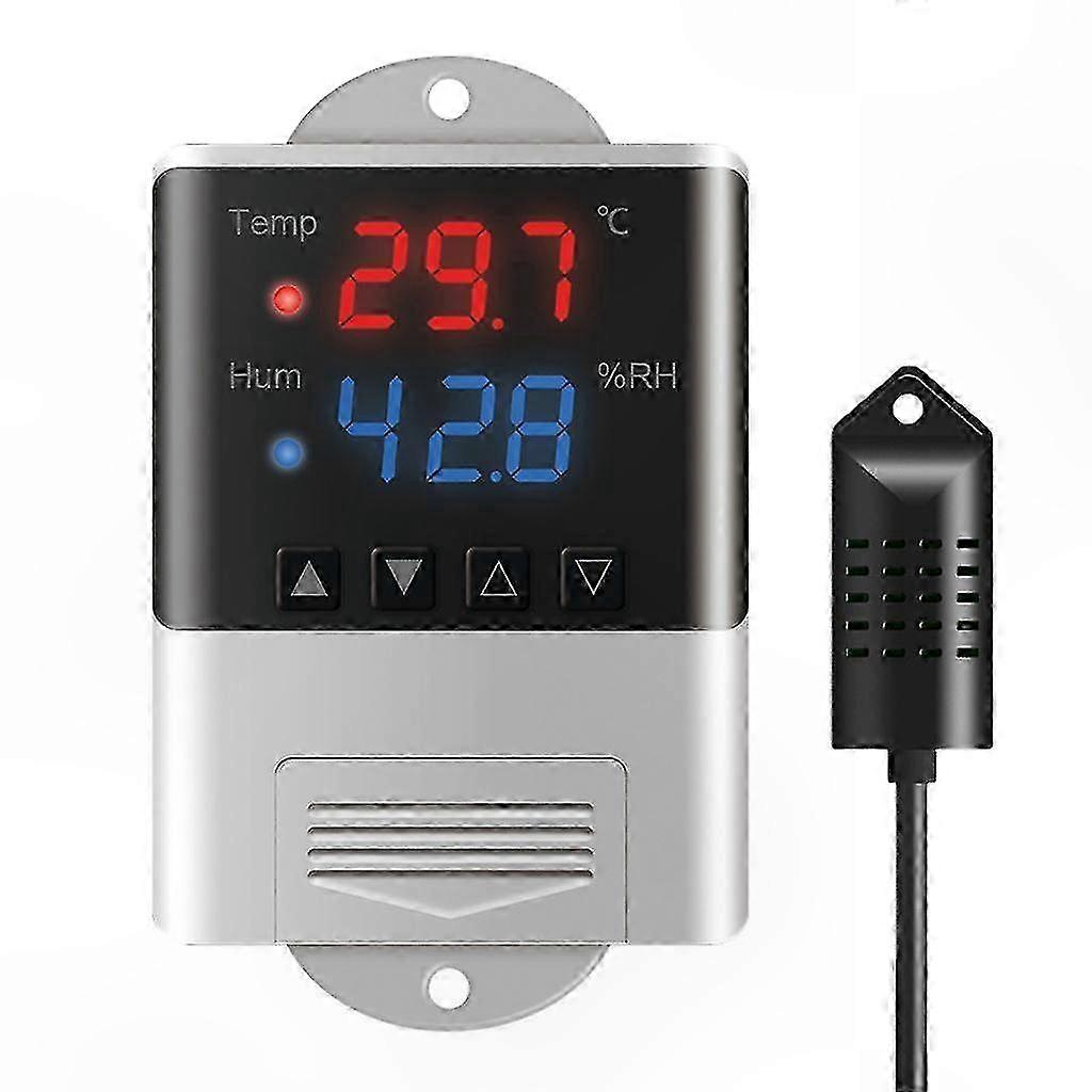 Digital Thermometer Hygrometer for Temperature and Humidity Monitoring 20-60°C 0-100%RH