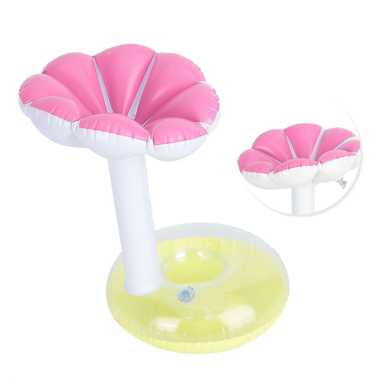 10Pcs Inflatable Mushroom Drink Cup Coasters 45x25cm PVC