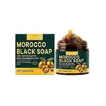 Black Soap  Natural & Organic for Face & Body  Deep Cleansing & Exfoliating Argan Oil Enriched Hydration & Moisturizing