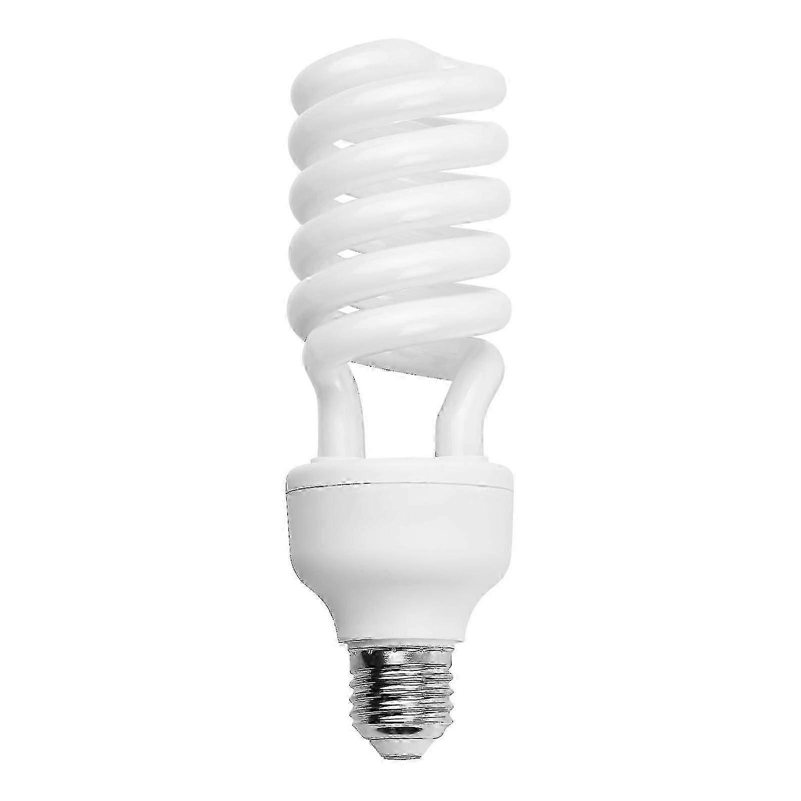 45W Spiral Fluorescent Light Bulb, 5500K Daylight, E27 Socket for Energy-Efficient Studio Use