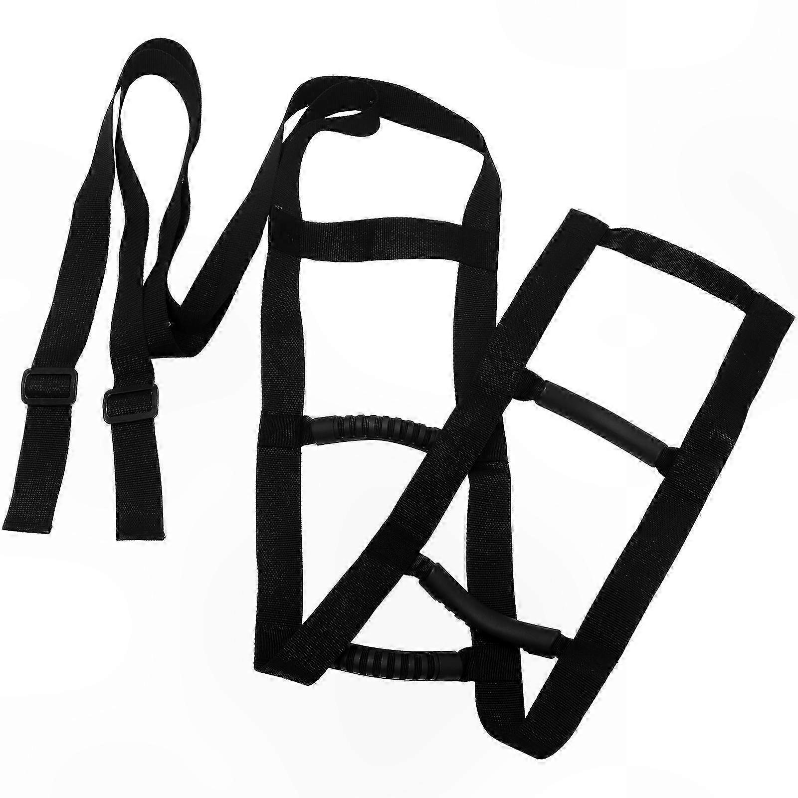 Adjustable Bed Step Ladder with Support Handles for Easy Patient Access