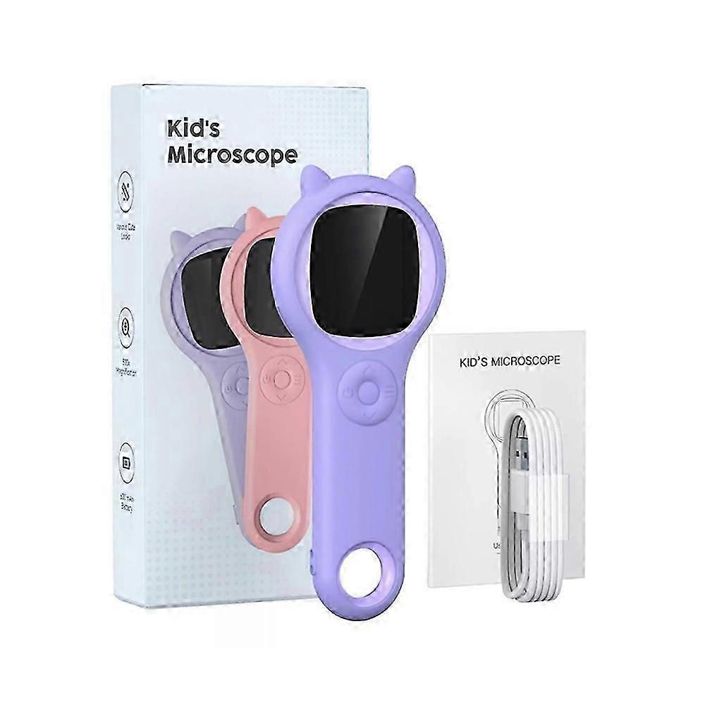 Kids Magnifying Glass Camera,Camera Microscope Kids for Kids Handheld Microscope