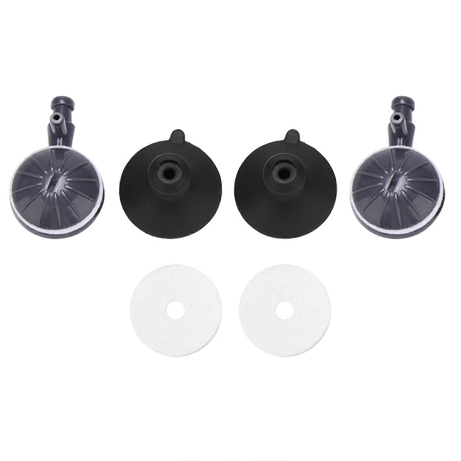 Set of 2 air bubble pumps with suction cup for aquarium