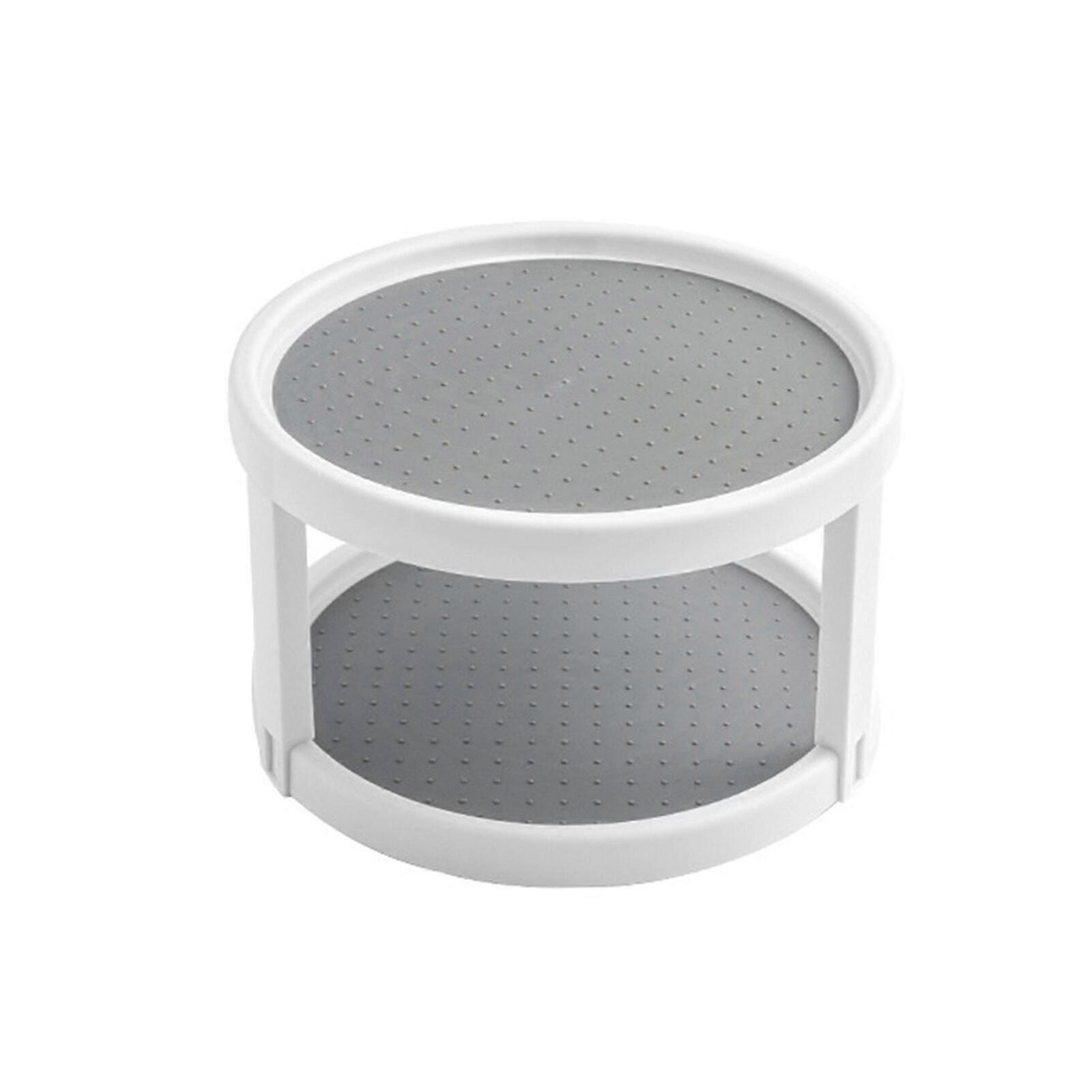 Kitchen Turntable Organizer Durable Rotating Spice Rack,Non Skid Lazy Susan Turntable Display Stand