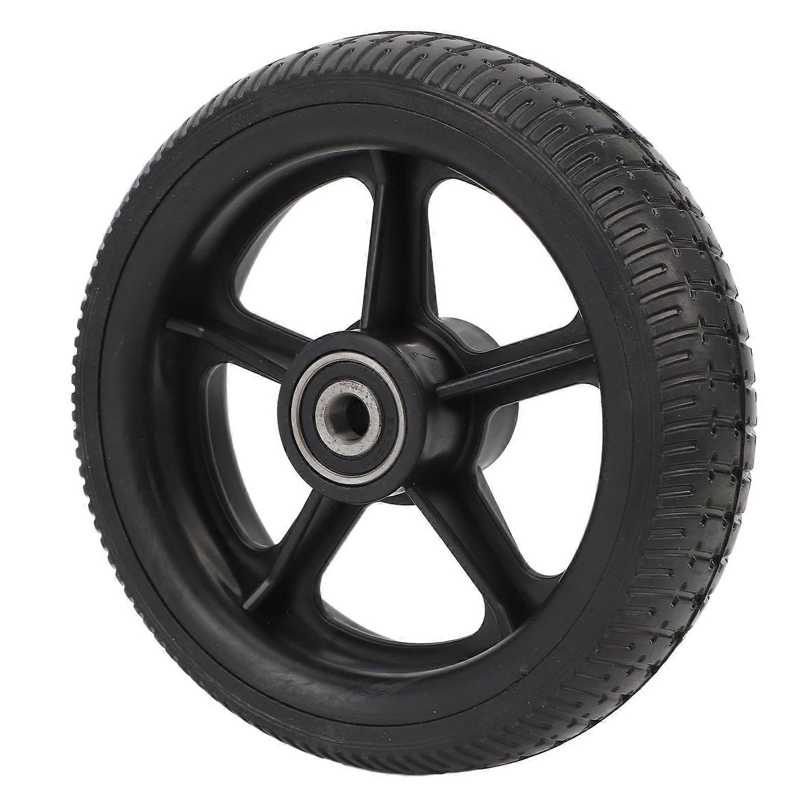 Electric Scooter Rear Wheel Assembly Anti Slip Rubber 6inch Shock Proof Good Grip Explosion Proof Scooter Rear Tire Wheel for Replacement