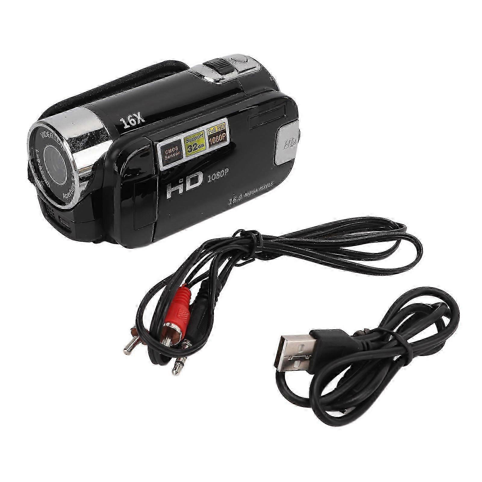 4K 48MP Video Camera - 270 Rotation 2.7" Screen 16x Zoom Digital Camcorder