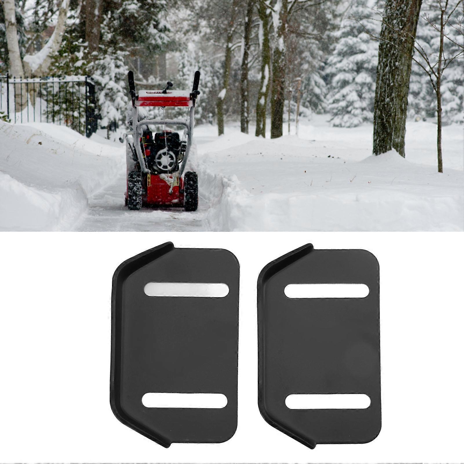 2 set snöslunga hasplåt för MTD 24 tum svart med montering