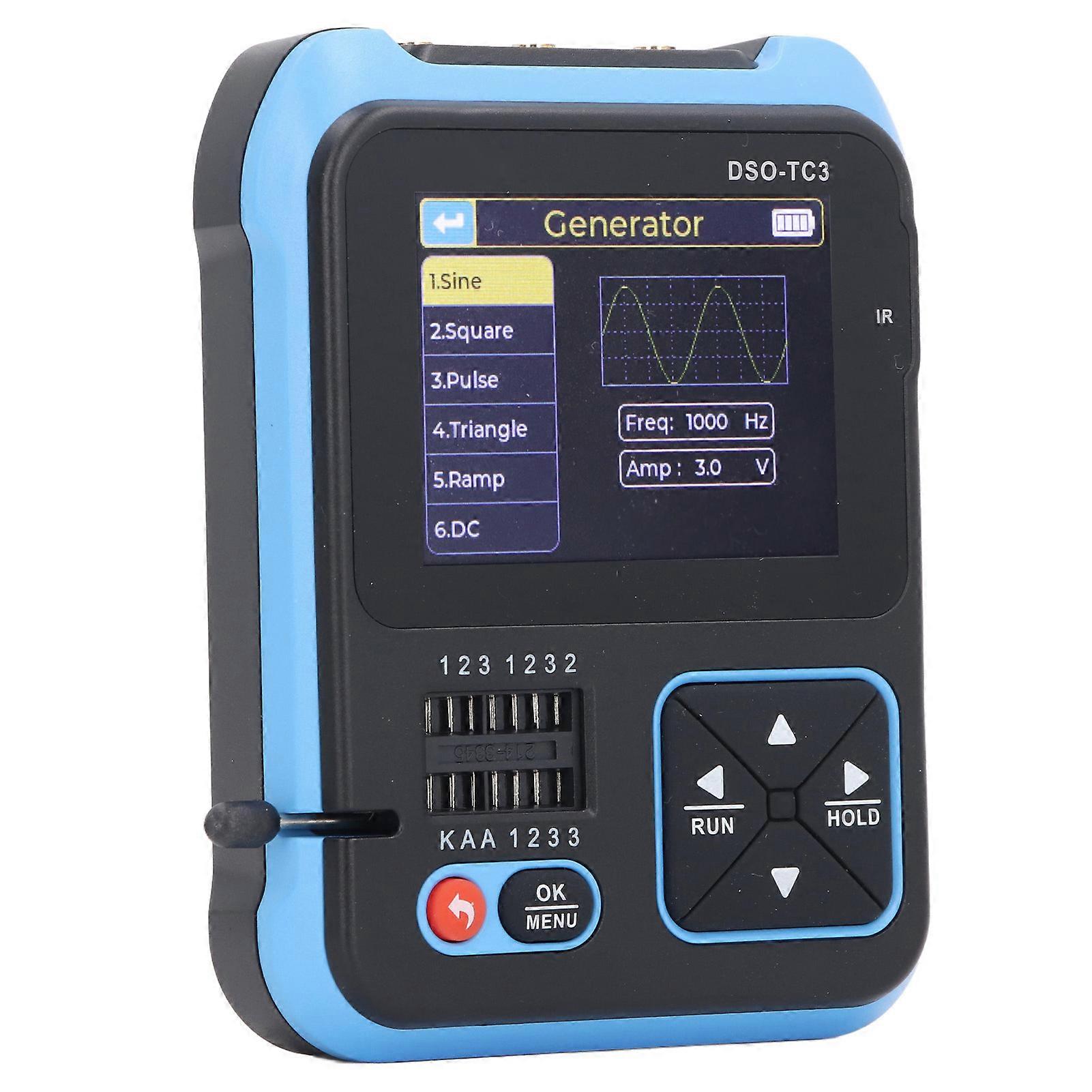 DSO TC3 Handheld Oscilloscope 500kHz 10MSa/s 11x8cm Portable