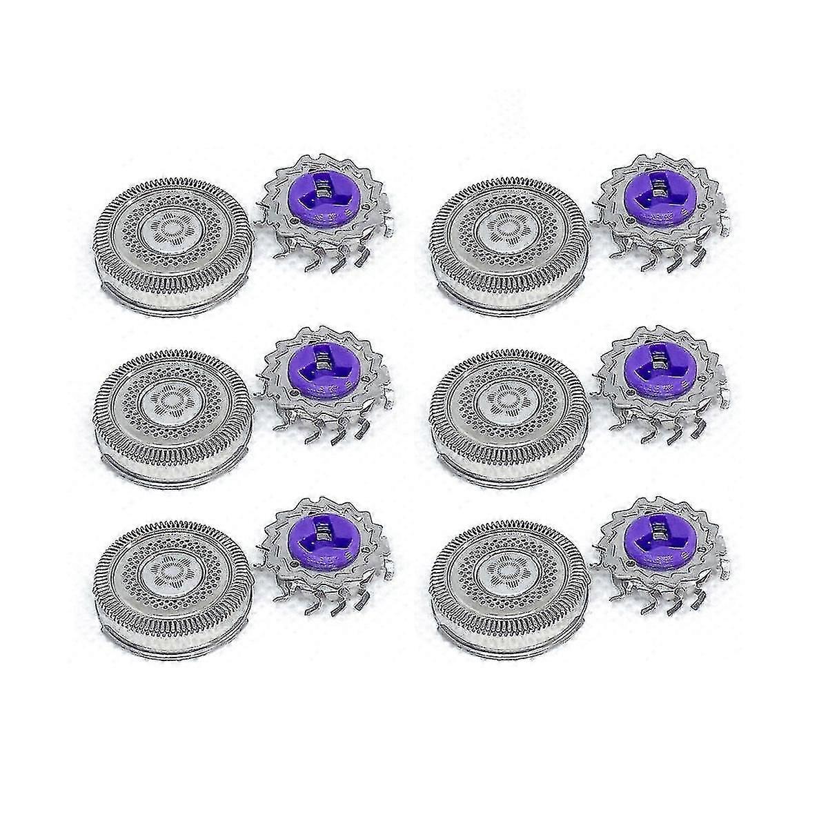 6PCS SH98 Replacement Blades Compatible with Philips S9000 Series
