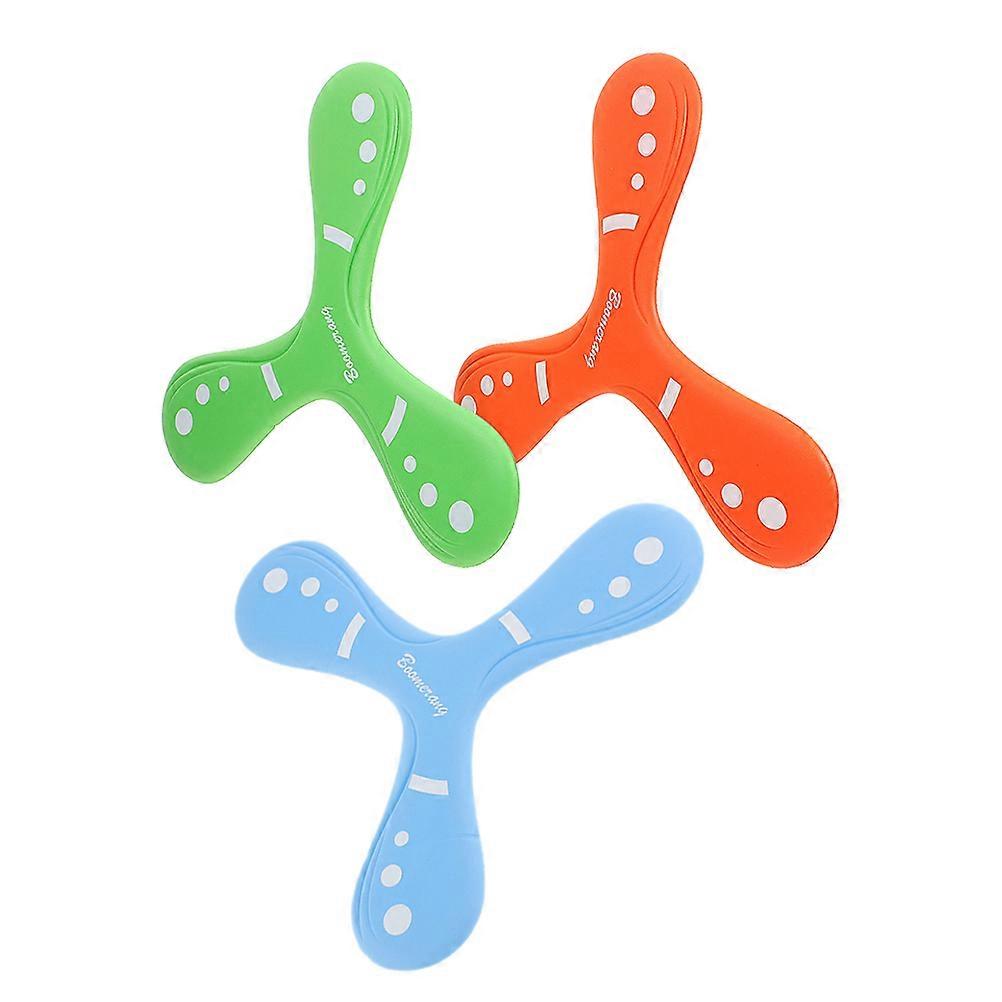 Outdoor Boomerang Toy Triangular Eva Entertainment Flying 3Pcs