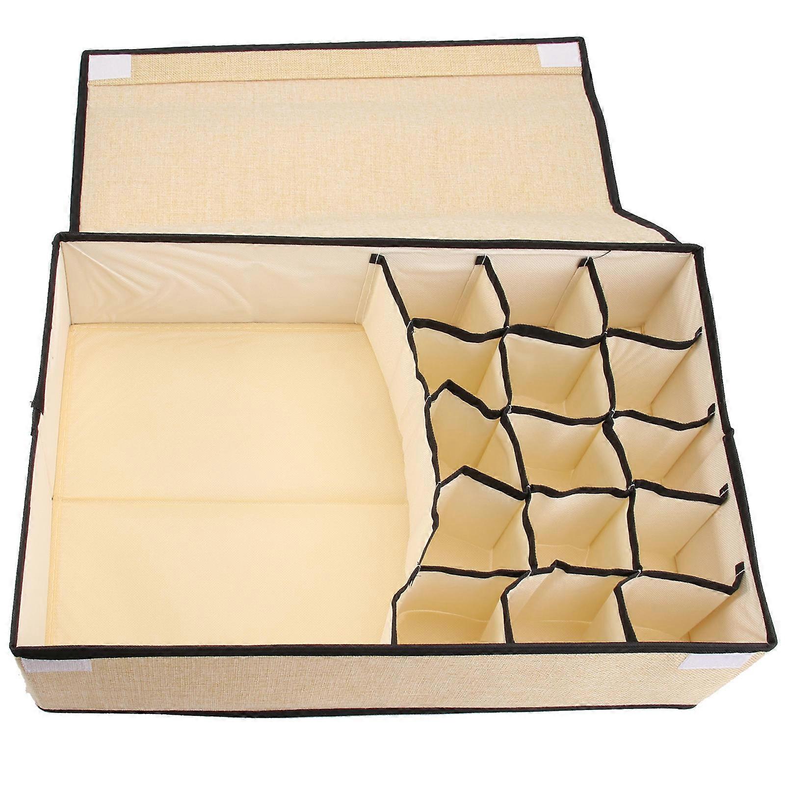Socks Underwear Bin Storage Box for Storage 1 Container with Lid
