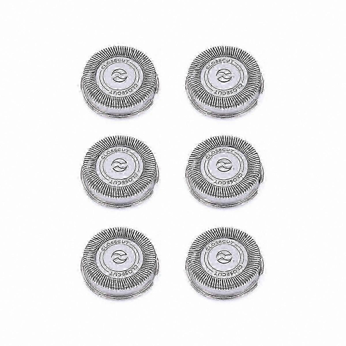 Replacement Heads for Norelco Series 3000 2000 1000 S738 with Sharp Durable Blades (6 Pack)