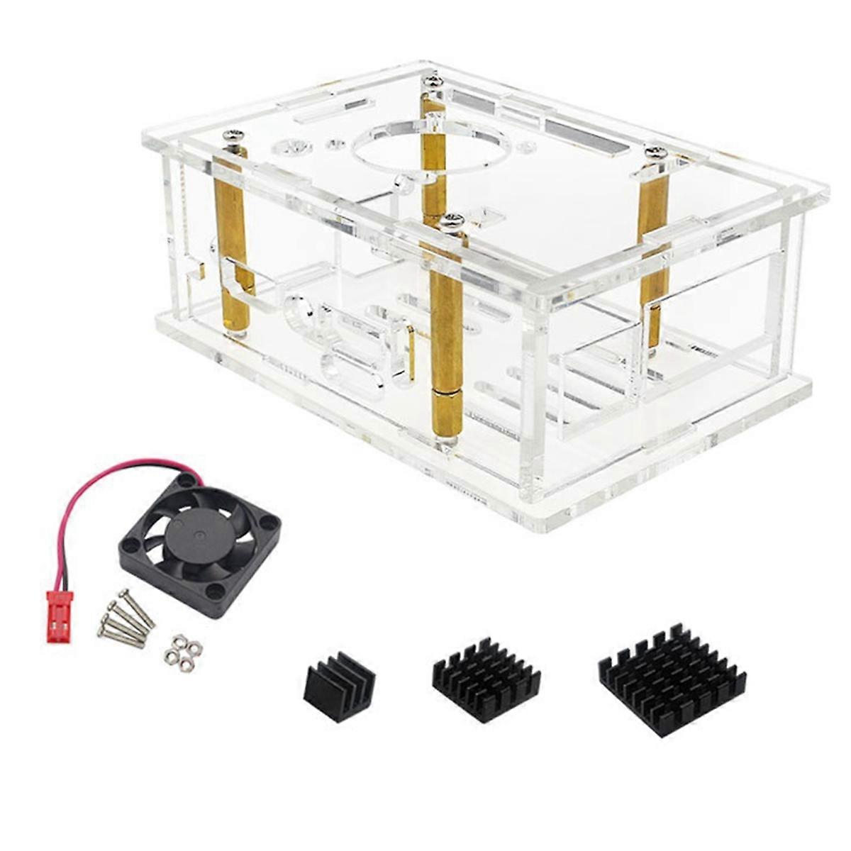 For 5 Max Transparent Acrylic Shell Fan Heat Sink