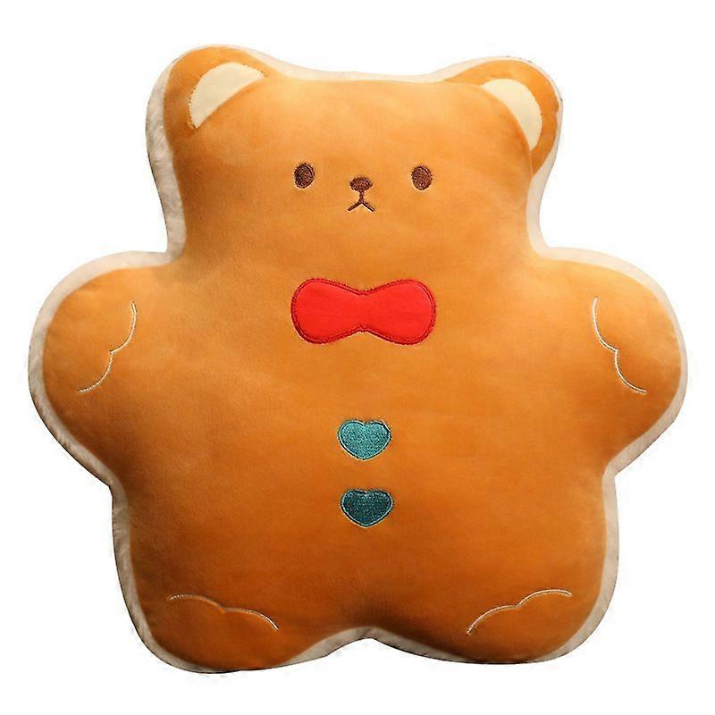 Cute Gingerbread Man Plush Pillow(#3)