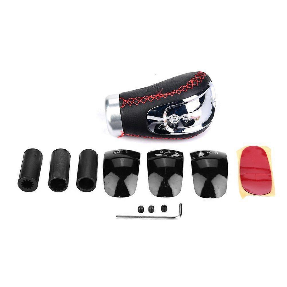 Stick Sifter Gear Lever Shift Knob Head 5 6 Speed Pattern with 3 Replacement Covers