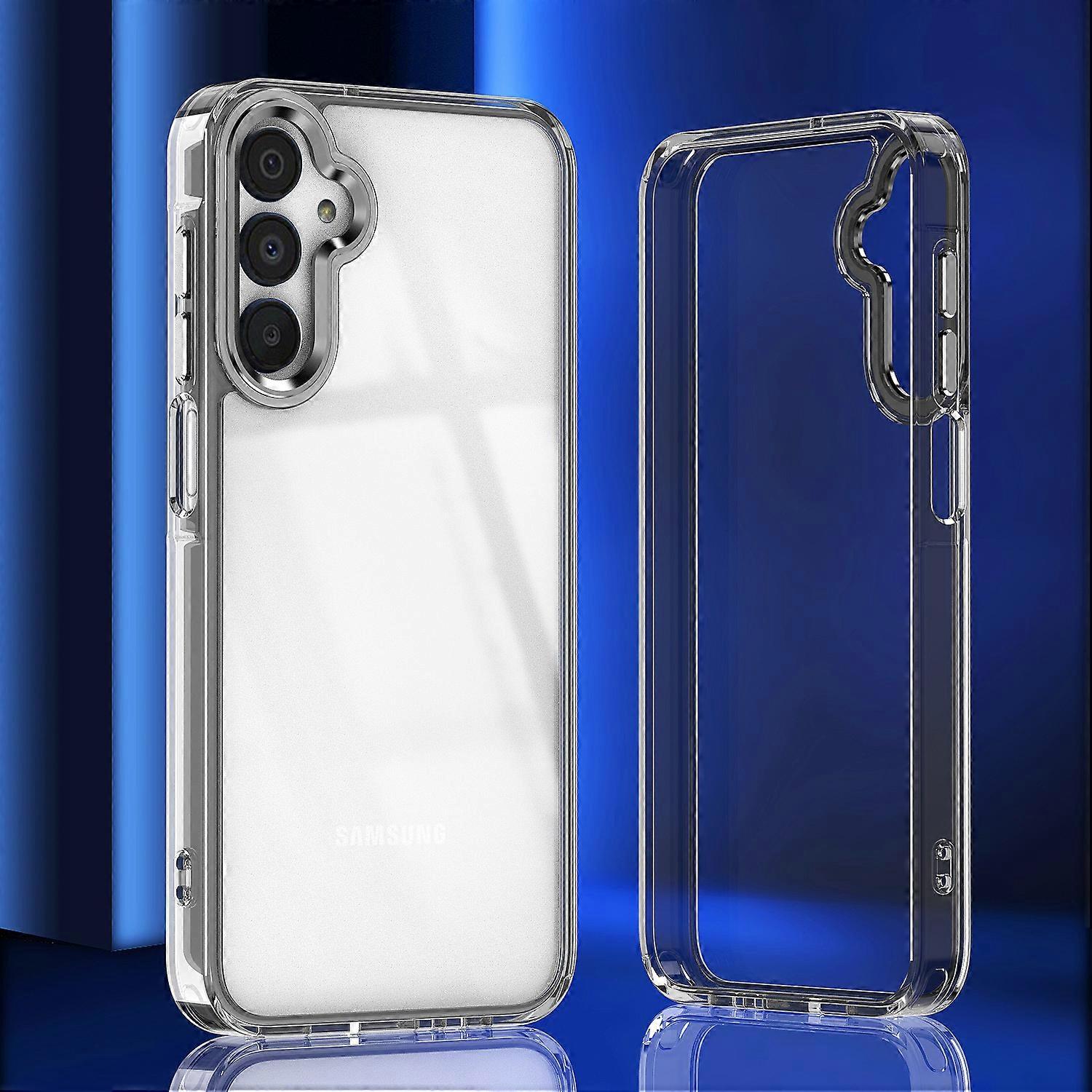 Luxury Transparent Case For Samsung Galaxy A17 A07 A56 A36 A26 A16 A06 A55 A35 A25 A15 A54 A34 A14 A24 A05 A05S Shockproof Cover