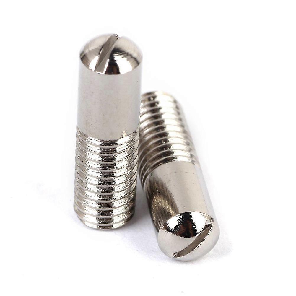 Guitar Pole Screw Pickup Accessory Mini Humbucker Set of 12Pcs Silver