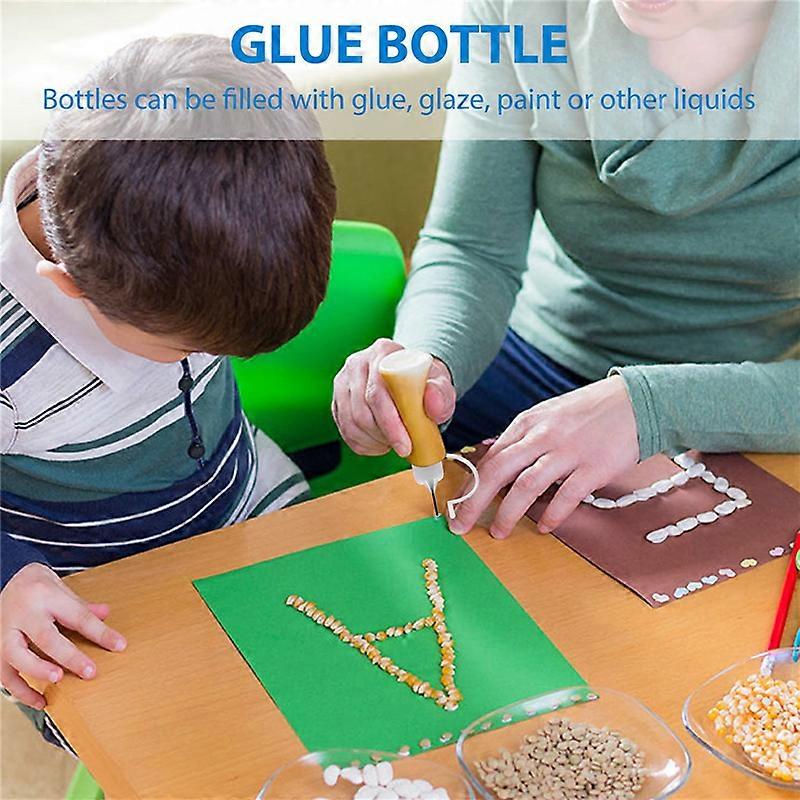 20 Pcs Tip Applicator Bottle, Empty Applicator Glue Bottle 30Ml